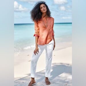NWT J. Jill Stretch Linen Pants